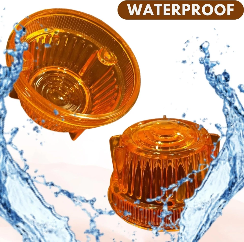 Renault R8 1963 paquete de 2 lentes de luz lateral Foto 3 de 4