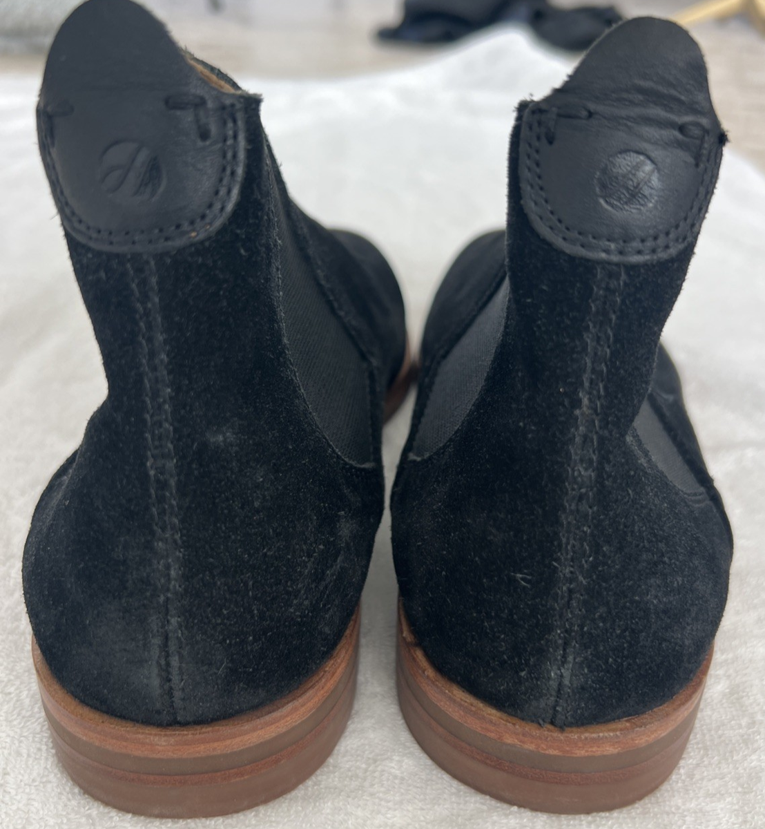 H London by Hudson Mens Eldon Chelsea Boot Suede Black Size  display picture 2