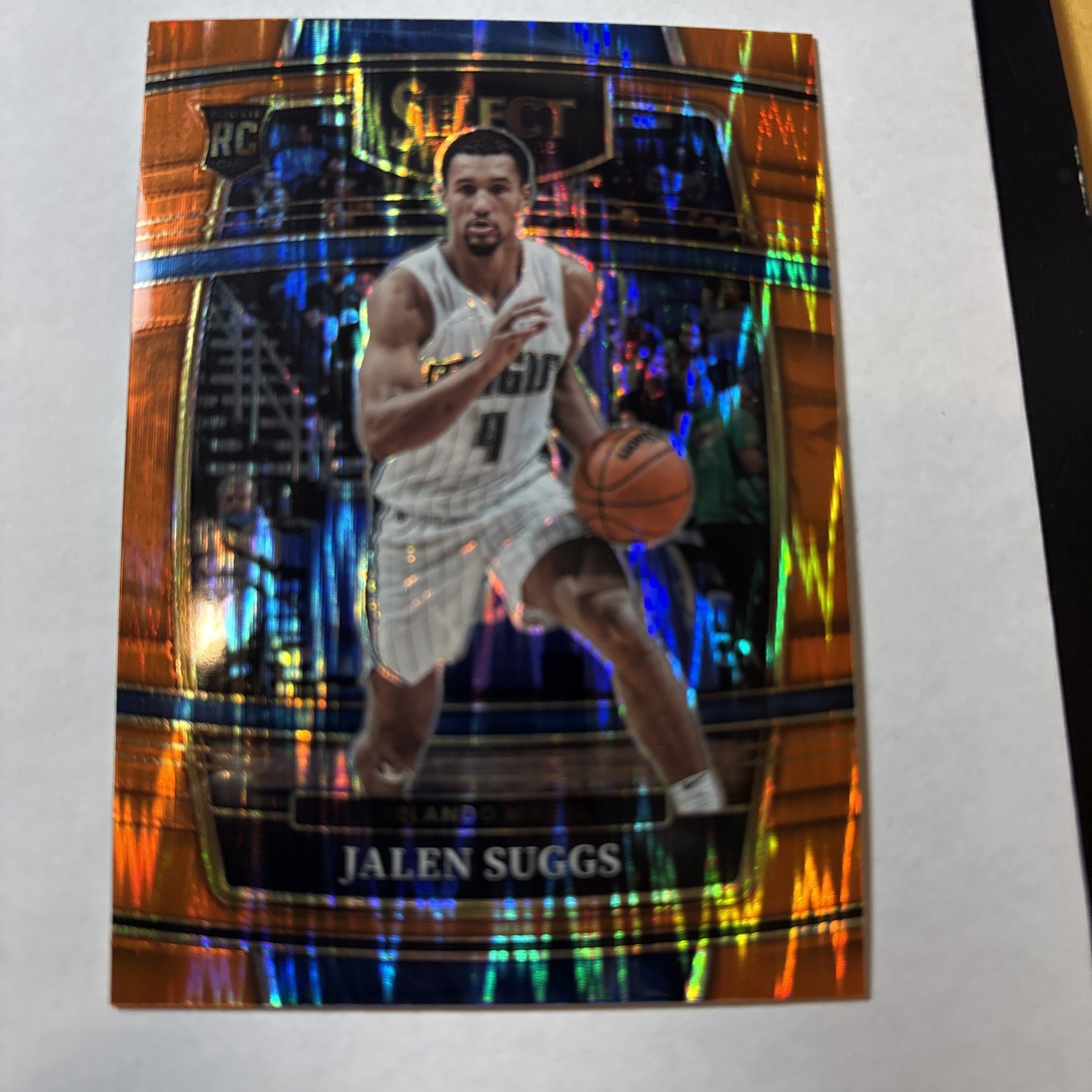 2021-22 Select Jalen Suggs RC Orange Flash Prizm Concourse #27 Magic