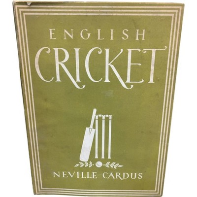 English Cricket Neville Cardus Hardcover 1947 Illustrated Sports