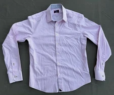 UNTUCKit Dress Shirt Mens Small Douro Slim Fit  Long Sleeve Pink