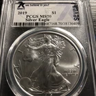 2019 PCGS MS70 American Silver Eagle 1 oz Coin