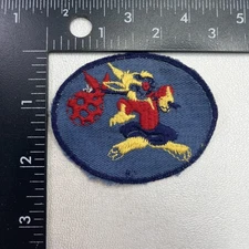 Vintage 1940s Disney BRER RABBIT Embroidered Blue Twill Patch Drk-Blue Bdr 00AG
