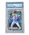 Konnor Griffin Signed Card 1st Bowman Paper Auto Pittsburg Pirates PSA