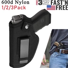 Universal Tactical Gun Holster IWB OWB Adjustable Small Medium Pistols L/R Hand