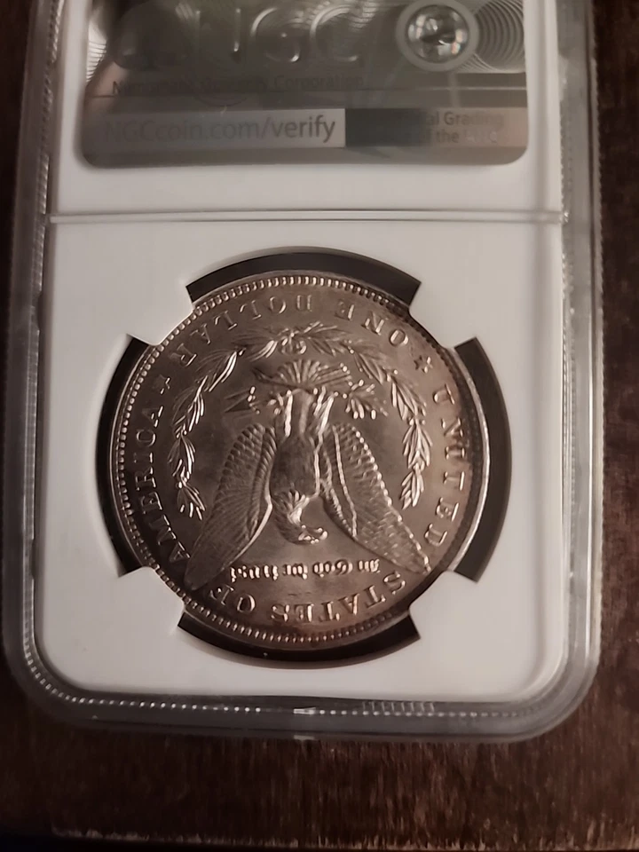 1889 Morgan Silver Dollar - NGC MS 63 - Image 3 of 4