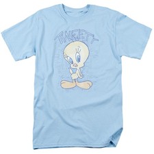 Image of Looney Tunes - Tweety Fade - Adult Unisex Short Sleeve T-Shirt - Blue