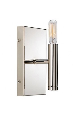 Progress Lighting Draper Modern Polished Nickel Metal Wall Sconce P2102-104