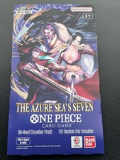 One Piece TCG: The Azure Sea's Seven Sleeved Booster OP-14 English.