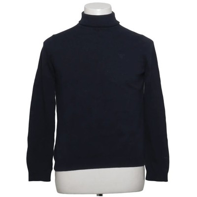GANT, Rollkragenpullover, Größe: L, Blau, Baumwolle, Einfarbig, Feinstrick #aKc