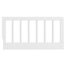 Essentials Mini Crib to Toddler Bed Guard Rail Conversion Kit, White