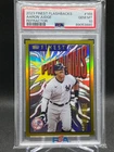 Aaron Judge 2023 Topps Finest Flashbacks Rare REFRACTOR PSA 10 Card #168