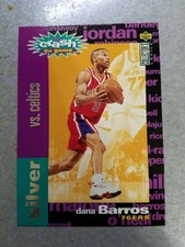 Dana Barros 76ers #C4 1995 - 1996 Collector's Choice Crash the Game FRENCH