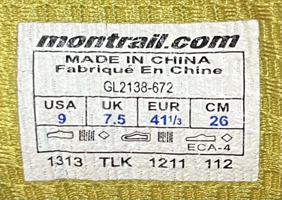 Zapato de Trail Running Montrail Bajada II US 8 EU 41-1/3 UK 7.5 Estilo GL2138-672 Foto 2 de 4