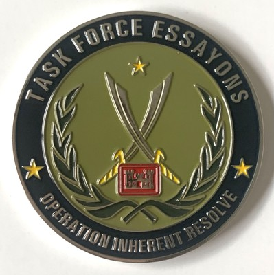 #ad Task Force Essayons Operations Inherent Resolve Kuwait UAE IRAQ Excellence Coin $25.95