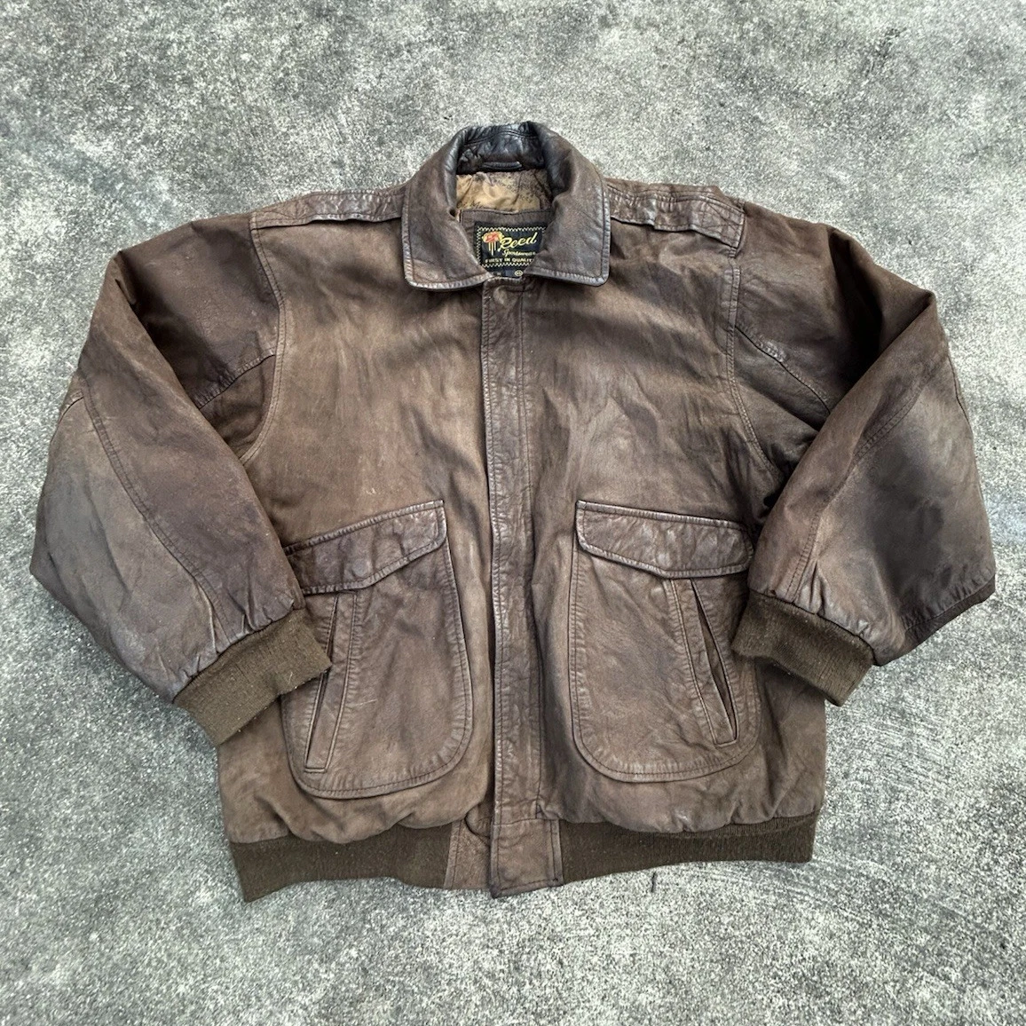 reed sportswear leather jacket products for sale | eBay