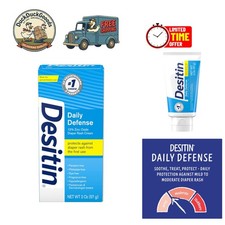 Daily Defense Baby Diaper Rash Cream - 2 oz, Hypoallergenic Zinc Oxide Relief
