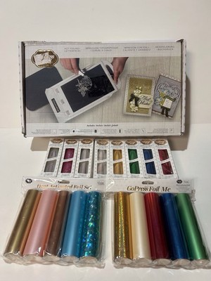 Go Press Foil Machine With Multiple (20) Rolls Of Foil