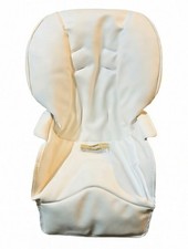 New Graco Blossom Highchair Replacement Seat Pad Cover Faux Leather White