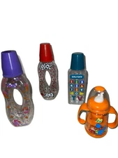 Lot of 4 vintage baby bottles (Ansa, Baby King)