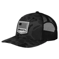 Beretta PM Trucker Hat Black Duck Camo Snapback (BC048T1675085Q)