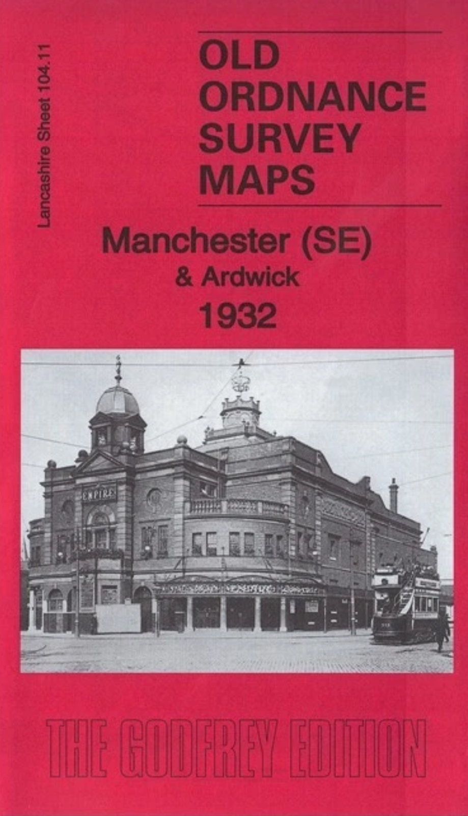 MAP OF Manchester (SE) & Ardwick 1932 Lancashire Sheet 104.11 NEW 9781847849205