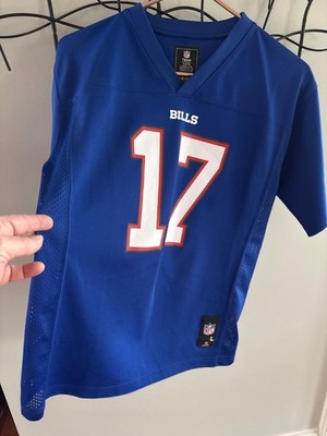 YOUTH BUFFALO BILLS Customized Josh Allen # 17 Stitched Jersey SZ L(14-16