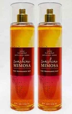 Bath & Body Works Sunshine Mimosa Fine Fragrance Mist Spray 2 pc  #9163
