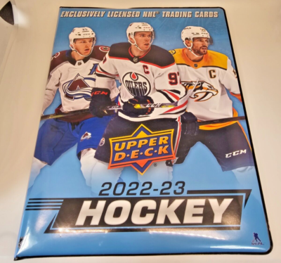 10 LOT upper deck 2022-23 HOCKEY SEALED BINDER