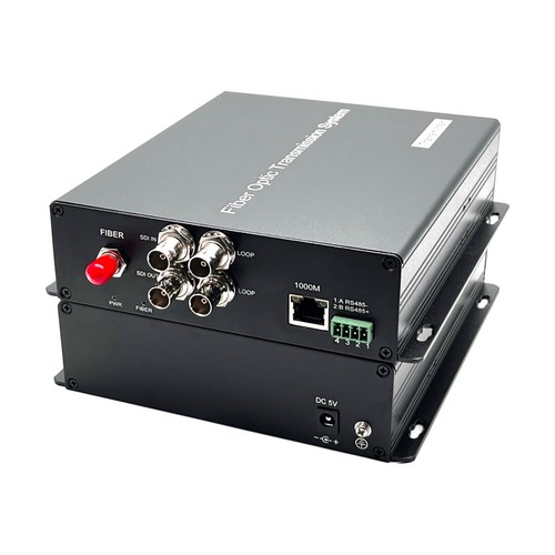 Bidi 3G-SDI Video Gigabit Ethernet RS485 over Fiber Optic Converter Uncompressed - Picture 4 of 5