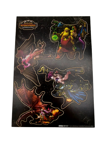 Gamescom 2022 - Warhammer 3: Champions of Chaos - Sticker / Aufkleber - NEU Gamescom 2022 - Warhammer 3: Champions of Chaos - Sticker / Aufkleber - NEU