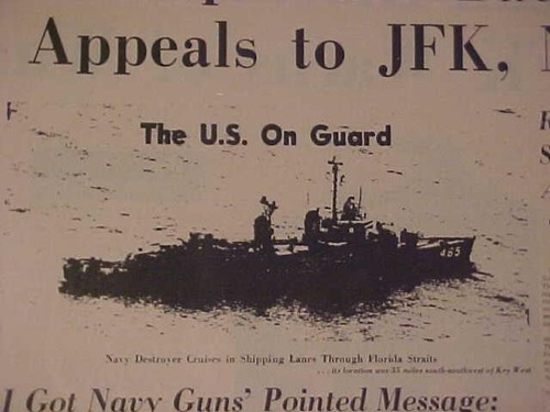 TITOLI GIORNALI VINTAGE ~ PRESIDENTE KENNEDY JFK CUBA CRISI MISSILISTICA 1962 - Foto 3 di 8