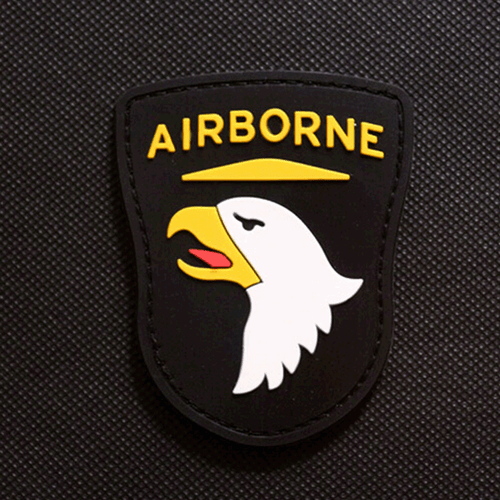2 PIEZAS 3D PVC EE. UU. EJÉRCITO 101o AEROTRANSPORTADO Especia Fuerza Gancho Bucle PARCHE Insignia - Imagen 5 de 5