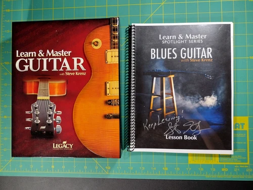 Learn and Master Guitar Steve Krenz Expanded 20 DVDs 5 CDs + Signed Book