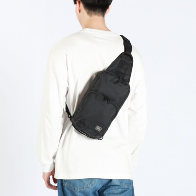極美品　PORTER FLASH SLING SHOULDER BAG Amazon.com: Porter Flush Shoulder Bag 689-05950 - black : Clothing