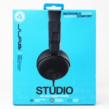 JLab Audio Studio Wired On-Ear Headphones + TIDAL, Brand New!!