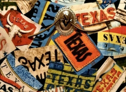 Bolso/Cartera/Bolso de Mano Temático Texas - Conchos - Lona Estilo Occidental - Imagen 2 de 9