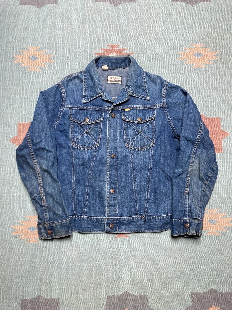 Vintage 1960s big yank denim trucker jacket selvedge western Vintage 1960s big yank denim trucker jacket selvedge western