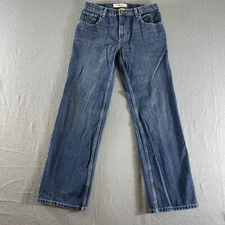 Urban Pipeline Jeans Womens 18 Regular Blue Straight Grunge Rocker Mid Rise
