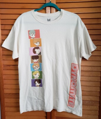 Womens TinyTan BTS Dynamite T-Shirt Sz XL KPop Group Band