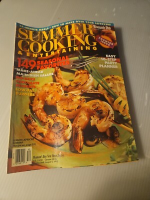 Vintage 1995 Woman's Day Magazine New Ideas Series Summer Cooking & Entertaining