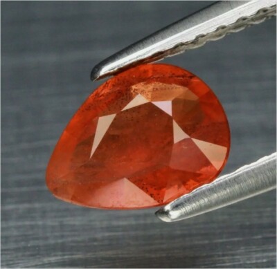 1.00Ct Zafiro Natural Naranja Origen Madagascar (Ver Vídeo)