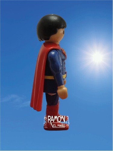 Custom Playmobil Superman Supergirl DC comics krypton acero superhéroe - Imagen 5 de 10
