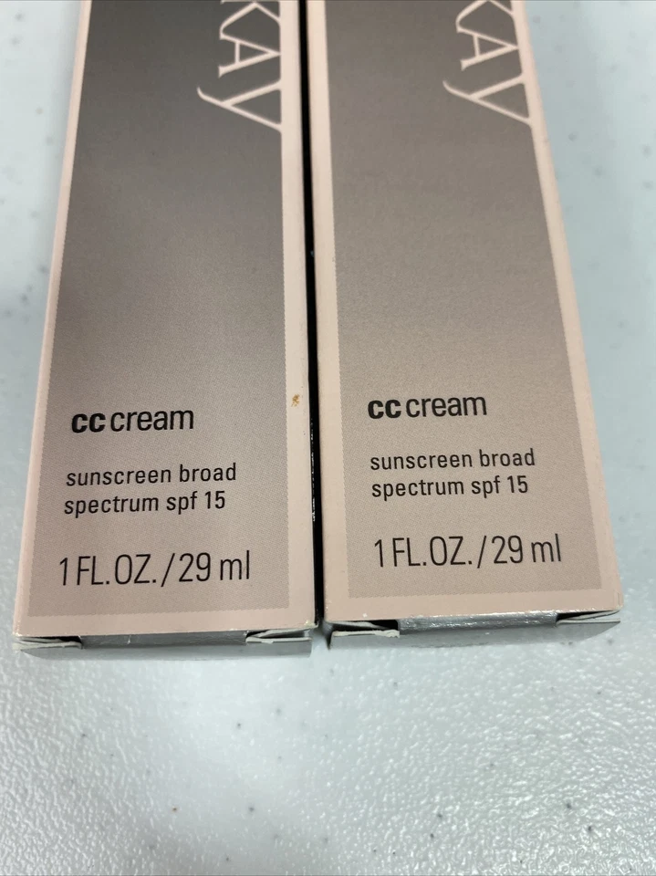 Mary Kay CC Cream Sunscreen SPF 15 Deep 1oz New Lot of 2 Exp 10/21 - Image 2 of 4
