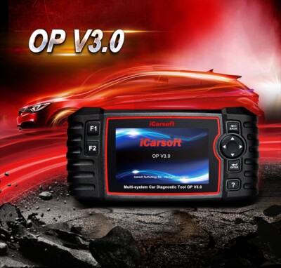 iCarsoft OP V3.0 für Opel Diagnose Scanner OBD 2 Diagnosegerät Öl Service