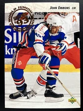1993-94 Upper Deck # 608 John Emmons World junior Championships