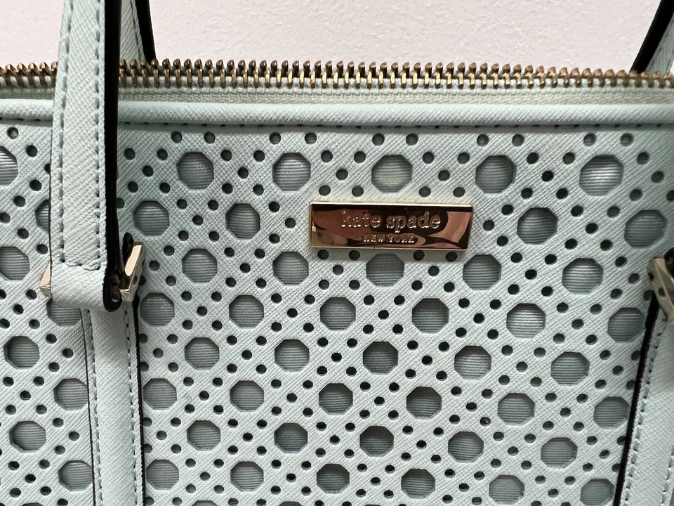 $568 Kate Spade Nicola Mod Punto Mediano Cartera Bolso de Mano Corte Láser Trabajo Bandolera Foto 4 de 4