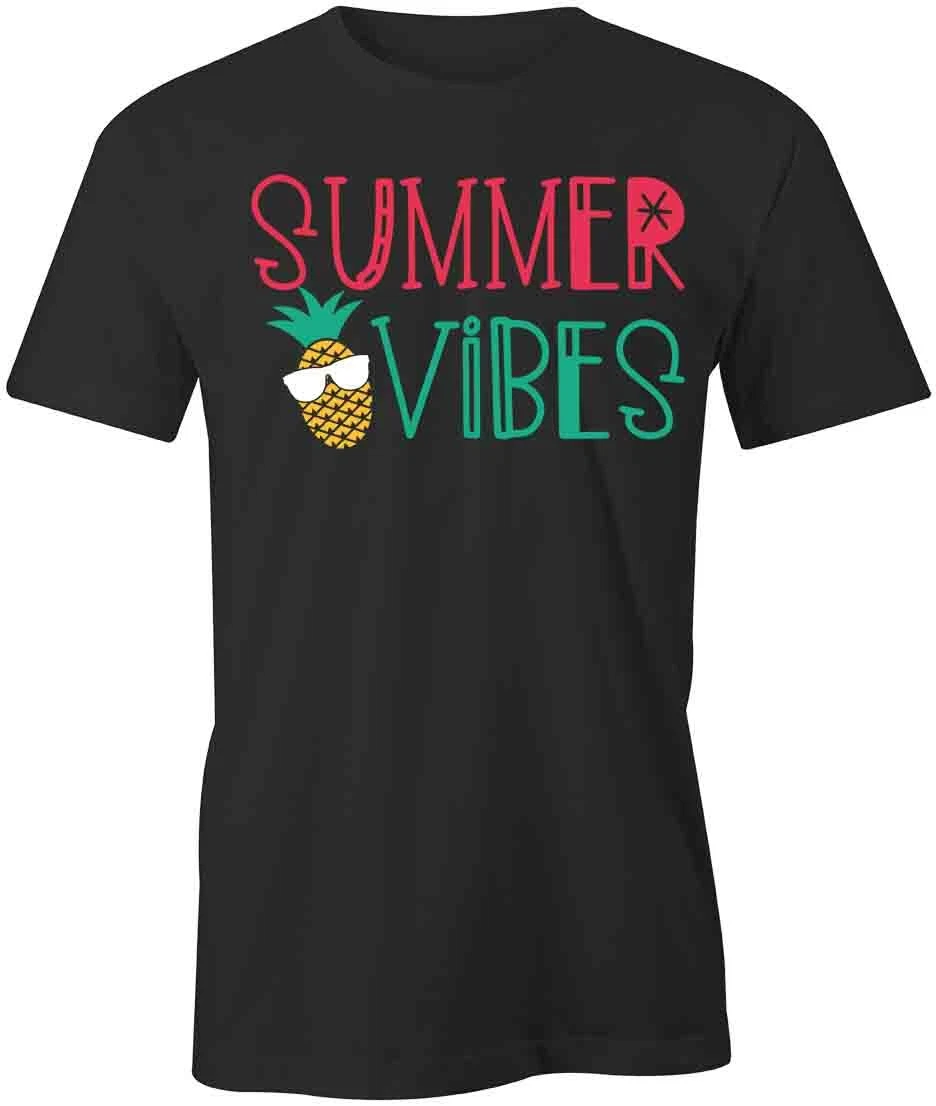 SUMMER VIBES TShirt Tee Short-Sleeved Cotton CLOTHING SEASONAL S1BCA399
Opens in a new window or tab