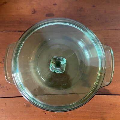 1 Proof Oven King Fire Hocking Anchor HOCKING ANCHOR 食器 Qt Flowers Green W White 食器