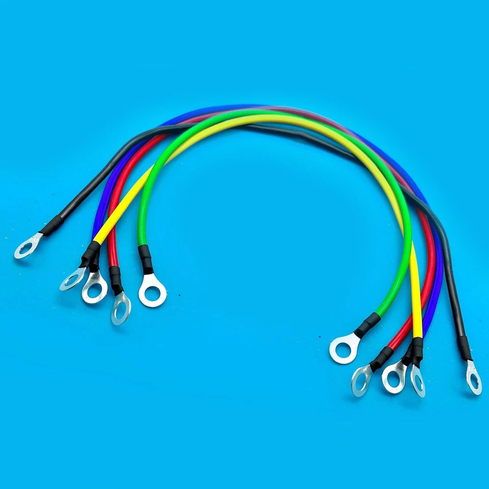 Connector OT-6 M6 O-type binding post Ground Terminal 14AWG Battery Copper Cable - Image 2 of 4